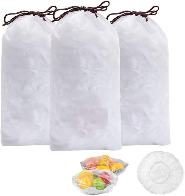100pcs Disposable Flexible Transparent Plastic Food Storage Bags – Resealable & Multi-Purpose - Food-Grade Fresh-Keeping, Dust & Insect-Proof, Kitchen Accessories - Disposable Food Wrap.