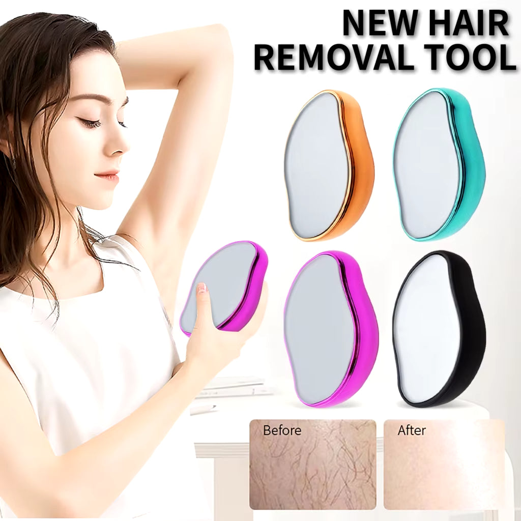 Crystal Hair Eraser Painless Exfoliation Hair Removal Tool For Arms Legs Back.