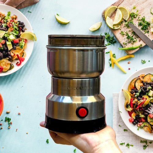 AL-661 Compact Multifunctional 400W Stainless Steel Grinder with 4 Blades for Versatile Use