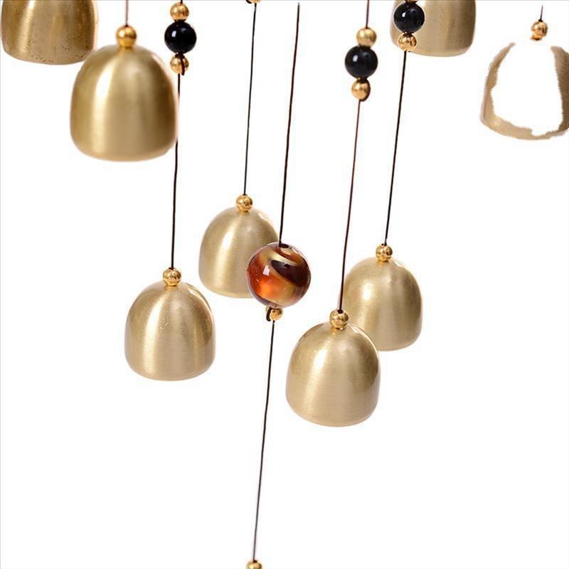 Abstract Art Wind Chime Bell Modern Decor For Enhanced Ambiance