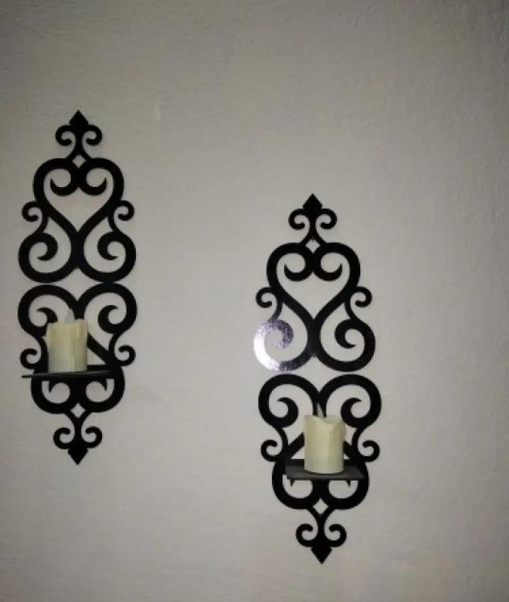 Wooden Wall Decoration Shelves - Pack of 2