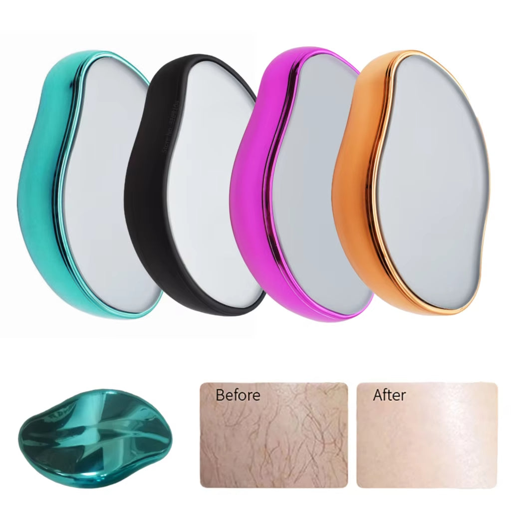 Crystal Hair Eraser Painless Exfoliation Hair Removal Tool For Arms Legs Back.