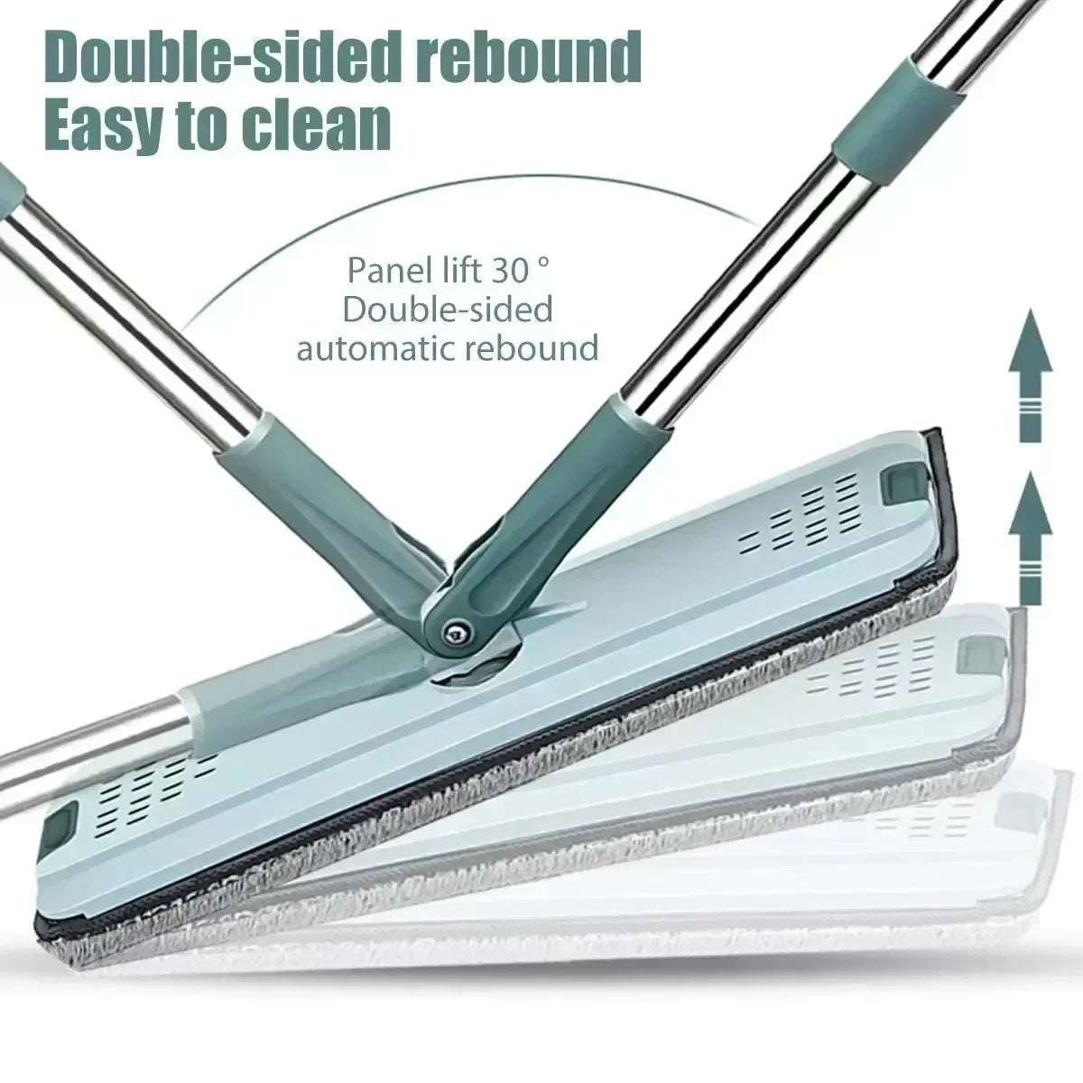 Mop Floor Squeeze Mop with Bucket – Hardwood & Wood Floor Rotary
