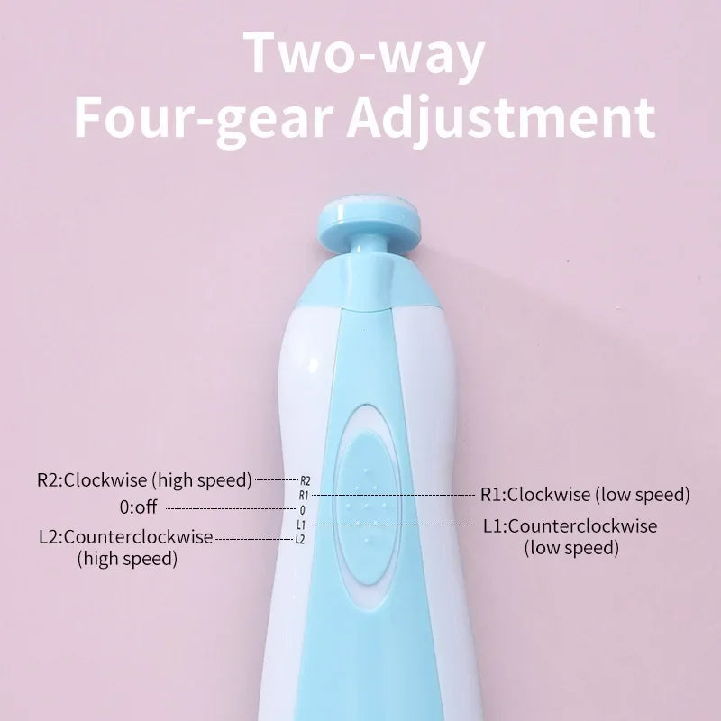 Electric Nail Clipper – Baby Nail Trimmer Clipper Set ( Random Color )