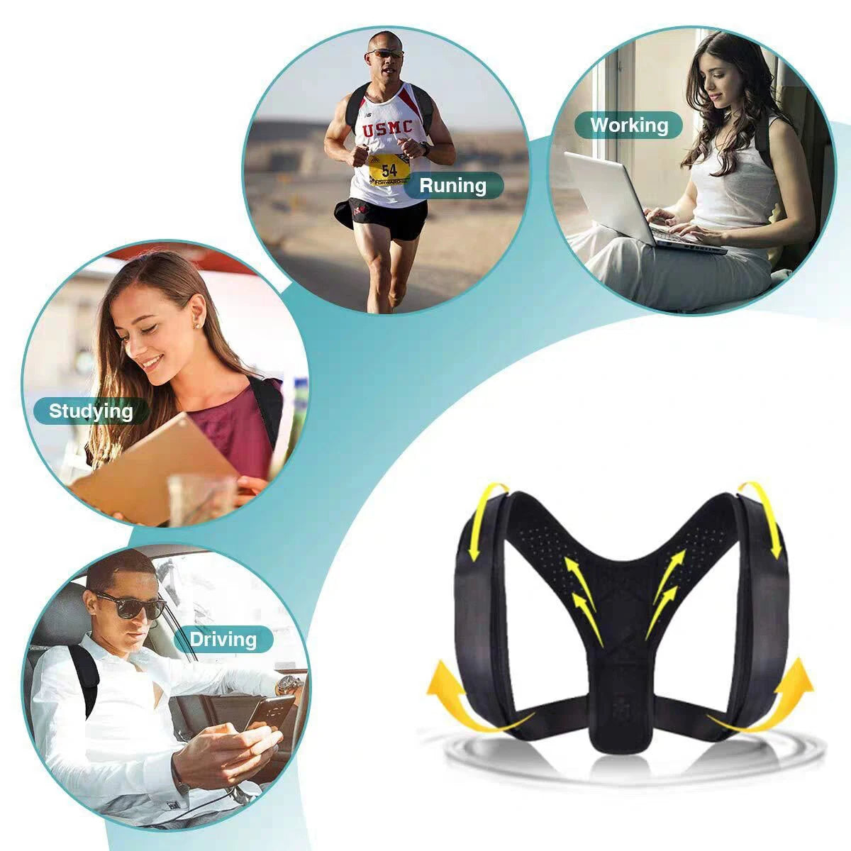 Energizing Posture Support Adjustable For Men And Women