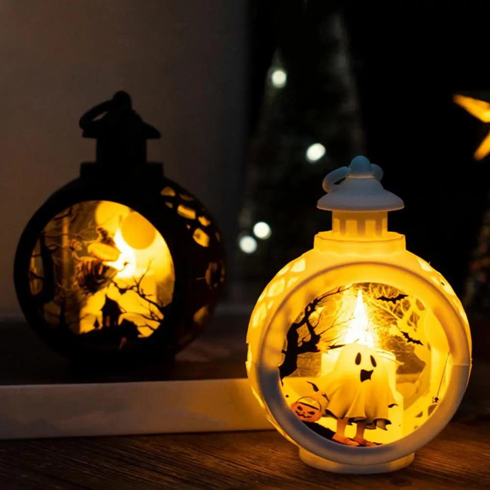 Flameless Candle Lamp Battery Operated Fake Candle Light with Handle Electric Candle