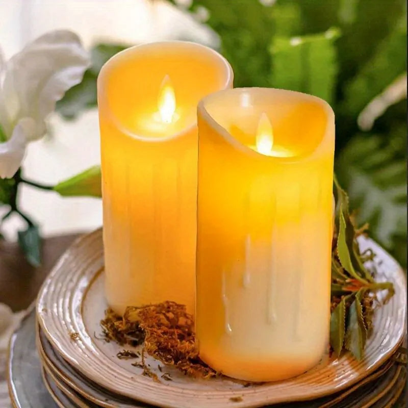 1 Pc Electronic Candle Lights Simulation Of Plastic Candles Birthday Decorations