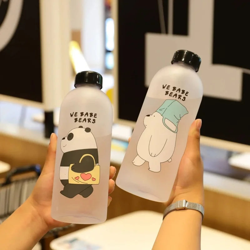3 Bear Water Bottles Cape with Straw- 1000ml