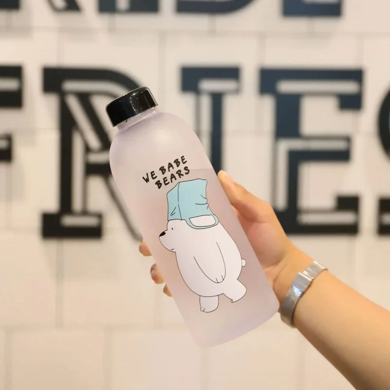 3 Bear Water Bottles Cape with Straw- 1000ml