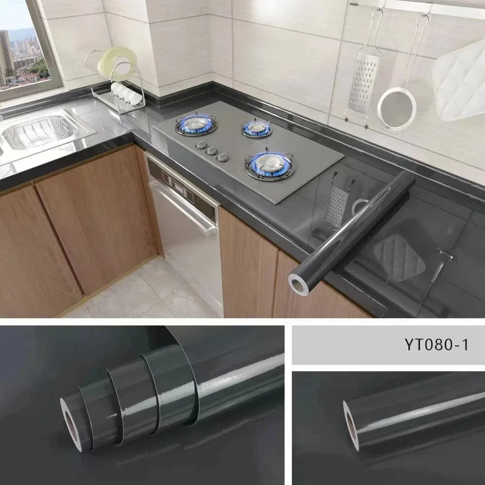 Self Adhesive Marble Sheet For Kitchen / Waterproof Anti Oil & Heat Resistant Wallpaper Sheet