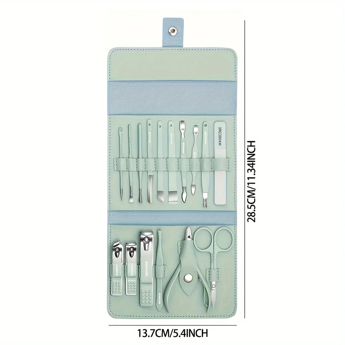16 in 1 Nail Cutter Set Stainless Steel Nail Clippers Set