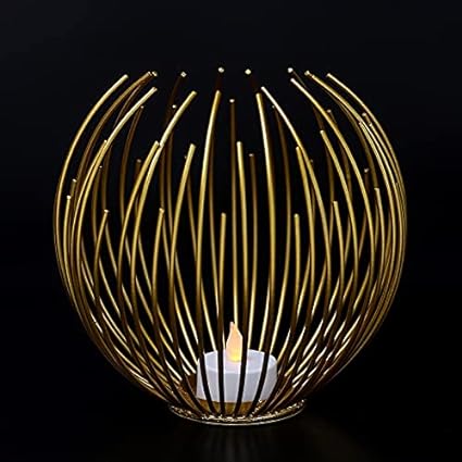 Metal Candle Holder Iron Geometric Candle Stand For Home Decor