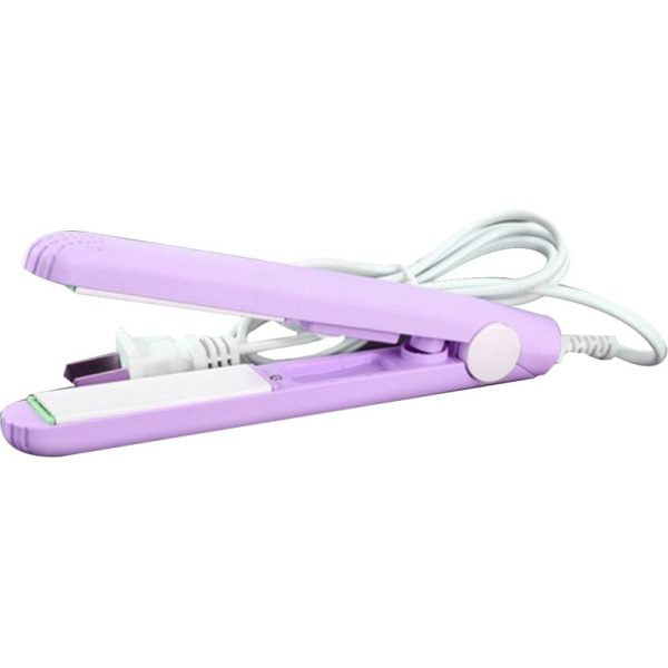 Mini Portable Ceramic Hair Straightener & Curler