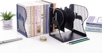 1 Pc Desktop Adjustable Bookends-retractable Book Stand-nonslip-for Decorative Bookends