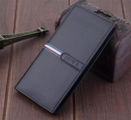 Men's Long Leather Wallet Men Import Clutch .