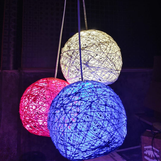 string ball Lamp ceiling light lamp home decor decorative for indoor and outdoor home decoration items. 01 Piece