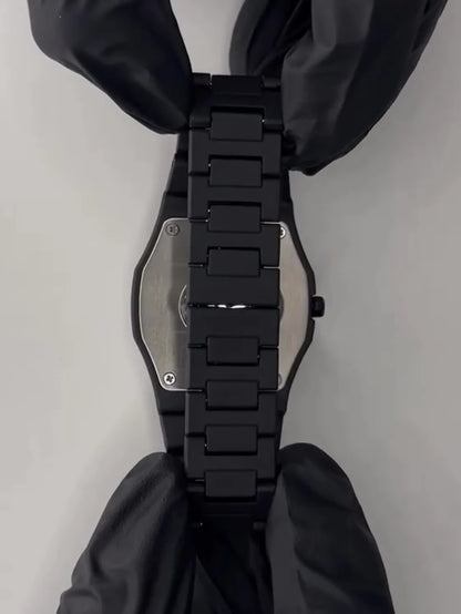 Black Aura Quartz Watch – Lightweight Design | Butterfly Lock, Premium Quality & Finish | Best Quality Analog Watch For Boys