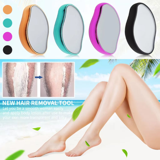 Crystal Hair Eraser Painless Exfoliation Hair Removal Tool For Arms Legs Back.