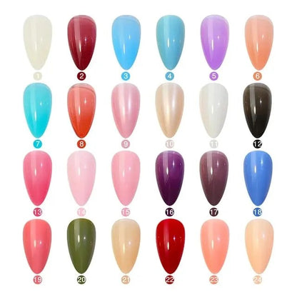 288 PCs colorful nails box (Random Color).