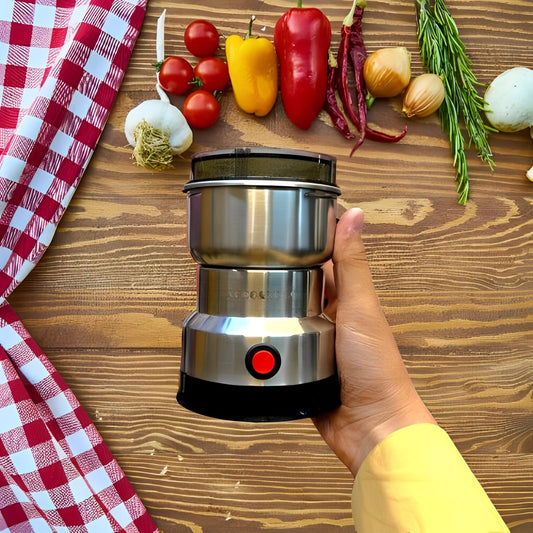 AL-661 Compact Multifunctional 400W Stainless Steel Grinder with 4 Blades for Versatile Use