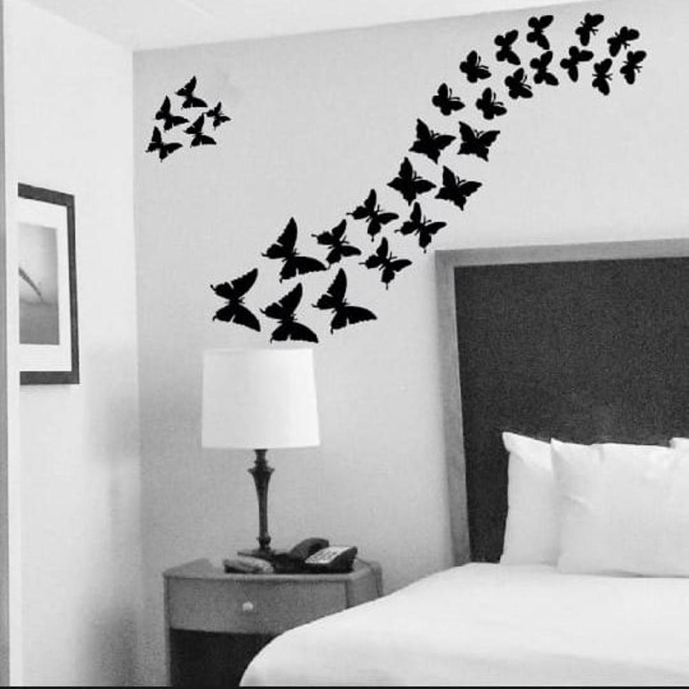Butterfly Design Wall Sticker - Pack of 30