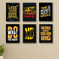 Stunning Multicolor Wall Art - 6 Pcs Beautifull Calligraphy Design