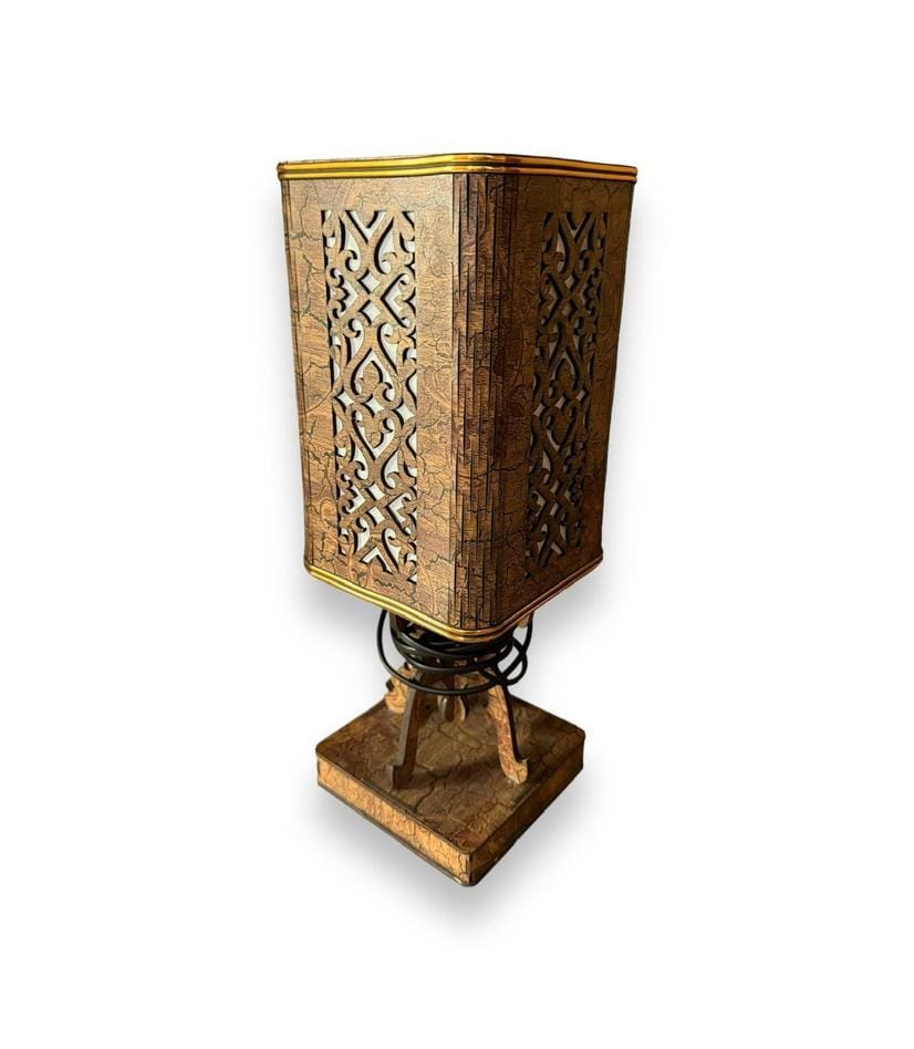 Wooden craft Table Lamp