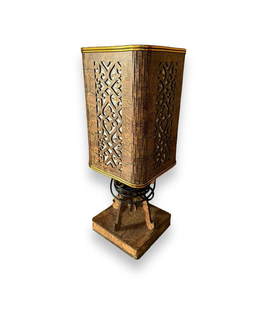Wooden craft Table Lamp