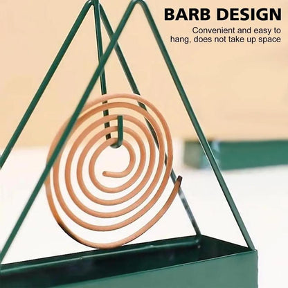 Black Mosquito coil stand 2Pcs Durable Metal Solution