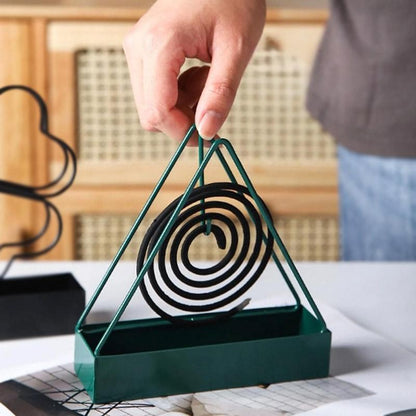 Black Mosquito coil stand 2Pcs Durable Metal Solution