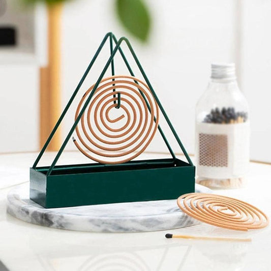 Black Mosquito coil stand 2Pcs Durable Metal Solution