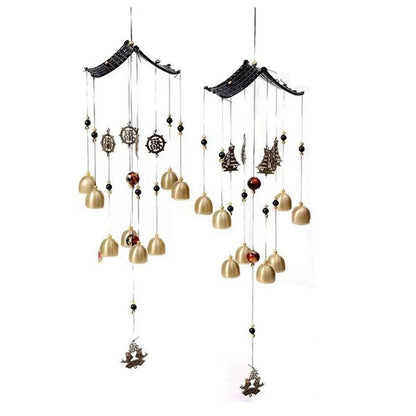Abstract Art Wind Chime Bell Modern Decor For Enhanced Ambiance