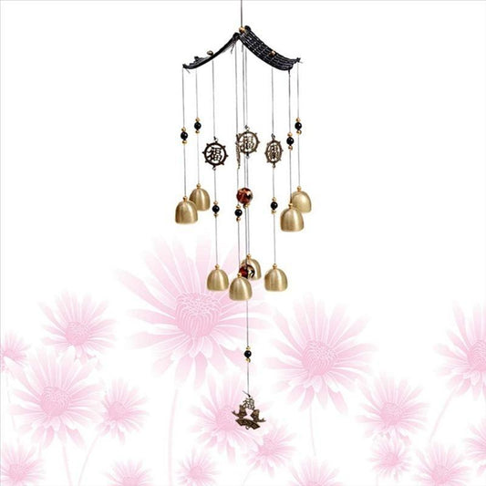 Abstract Art Wind Chime Bell Modern Decor For Enhanced Ambiance