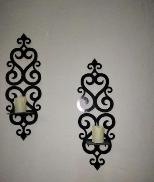 Wooden Wall Decoration Shelves - Pack of 2