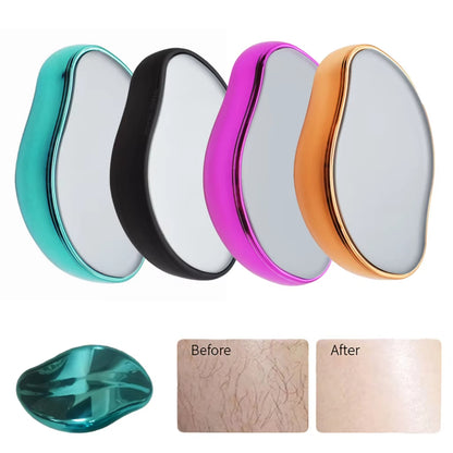 Crystal Hair Eraser Painless Exfoliation Hair Removal Tool For Arms Legs Back.