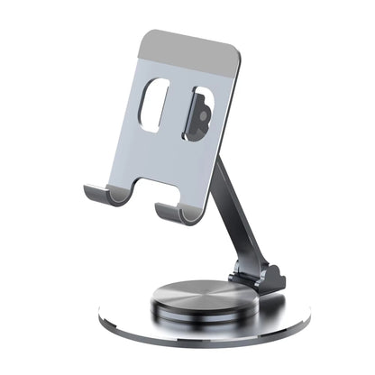 01 Pc 360° Rotatable Metal Phone & Tablet Stands, Adjustable Foldable and Durable Desktop Holders