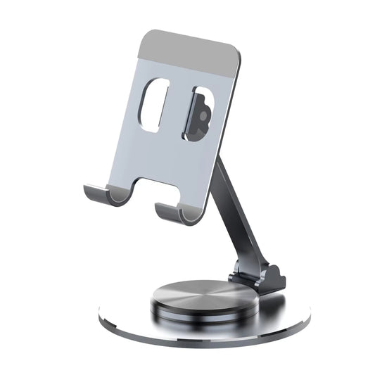01 Pc 360° Rotatable Metal Phone & Tablet Stands, Adjustable Foldable and Durable Desktop Holders
