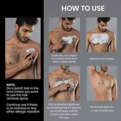 Chirs’s Men Hair Removal Spray Full Body Hair Removal Spray | Best Hair Removal Spray – 180ml