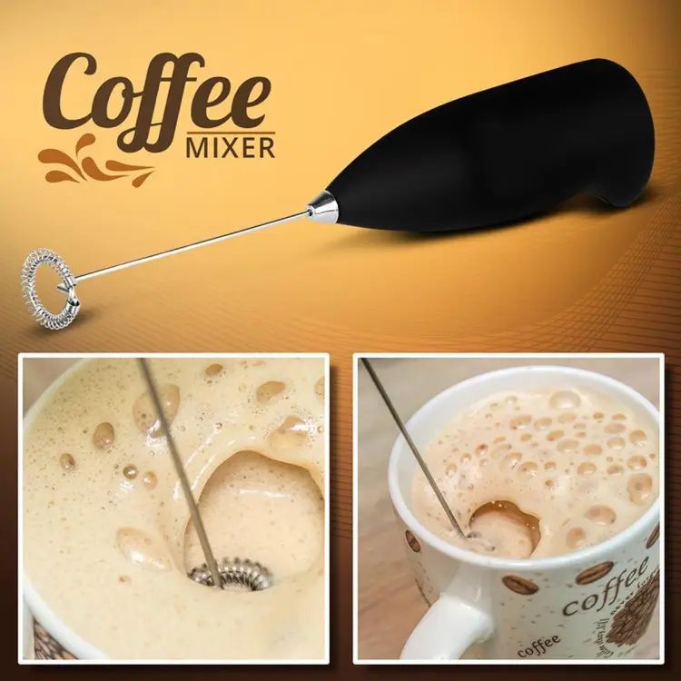 Coffee, Milk, Egg Beater Electric Whisk Mixer, Battery Cell Operated.