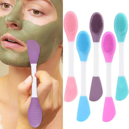 Silicone Face Mask Brush Applicator | Facial Mask Brush for Mud, Clay, Charcoal Mixed Mask | 1 piece
