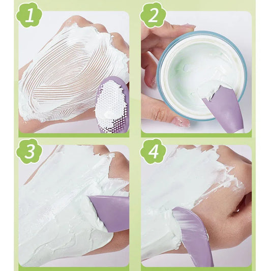 Silicone Face Mask Brush Applicator | Facial Mask Brush for Mud, Clay, Charcoal Mixed Mask | 1 piece