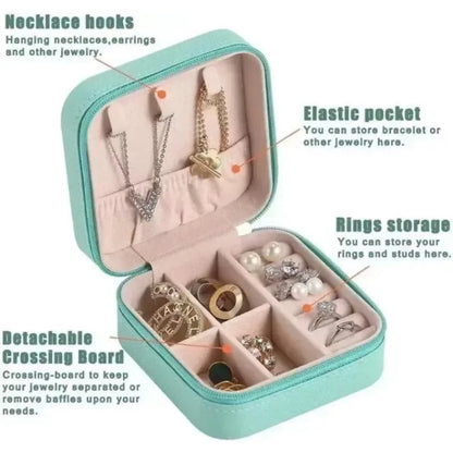 Jewellery Box Organizer Box for Travelling Leather Box Hair Accessories