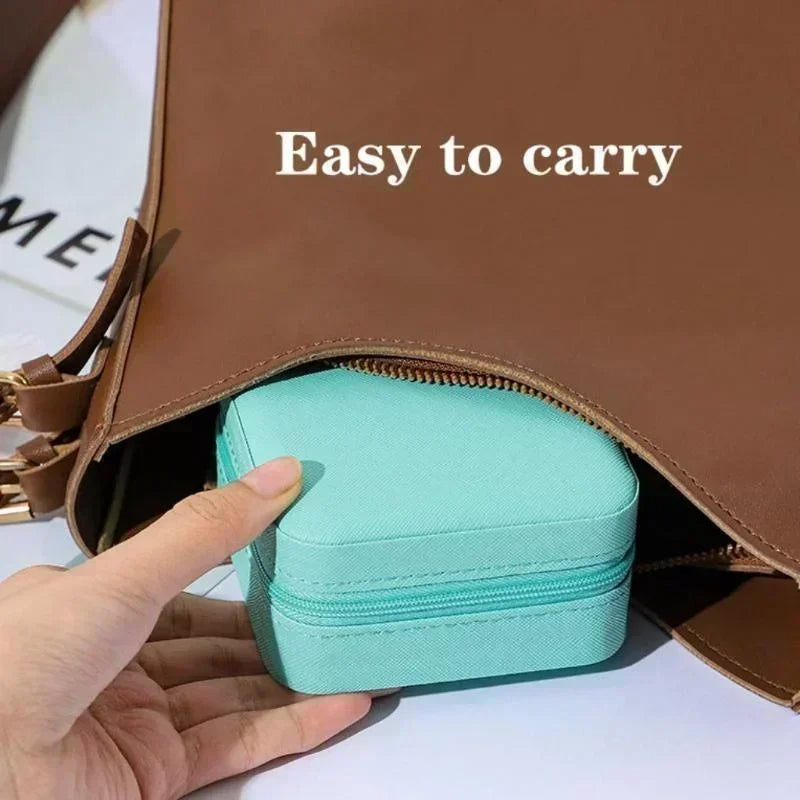 Jewellery Box Organizer Box for Travelling Leather Box Hair Accessories