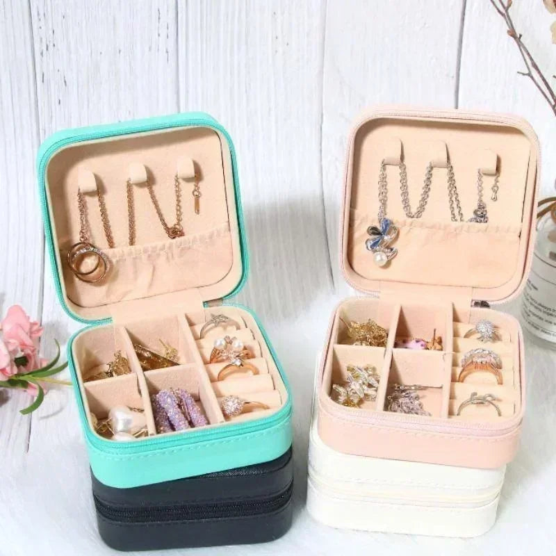 Jewellery Box Organizer Box for Travelling Leather Box Hair Accessories
