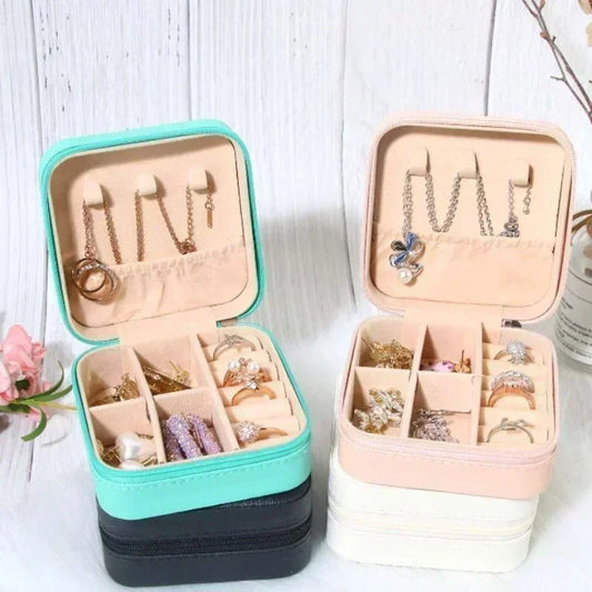 Jewellery Box Organizer Box for Travelling Leather Box Hair Accessories