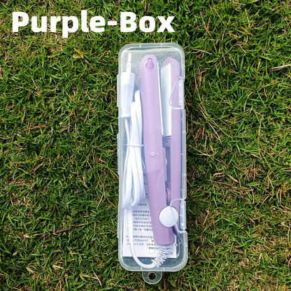 Mini Hair Straightener, Electronic Fast Hair Straightener Portable Mini Hair Flat Iron