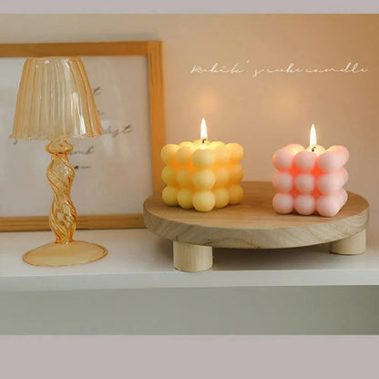 Ins Bubble Cube Shaped Candle Handmade Scented Candle