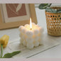 Ins Bubble Cube Shaped Candle Handmade Scented Candle
