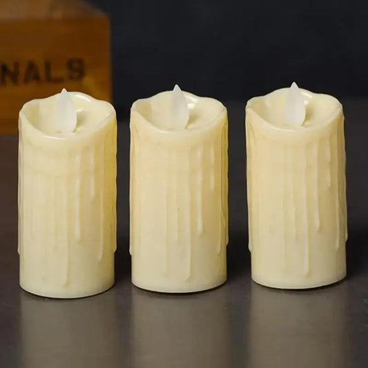 1 Pc Electronic Candle Lights Simulation Of Plastic Candles Birthday Decorations