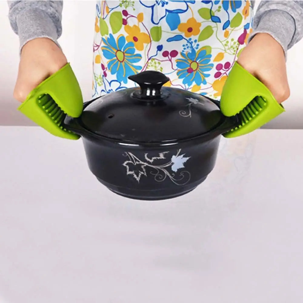 Heat Resistant Anti-scalding Gloves – Silicone Kitchen Hand Clips
